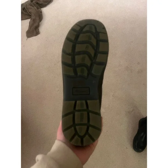 Thorogood Men's 6 Inch EH Comp Toe Station Work Boots Black Leather- Size 9.5